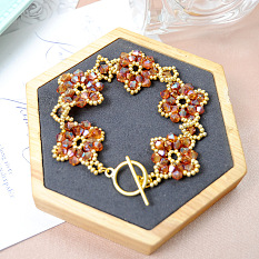 Autumn Style Crystal Beaded Bracelet