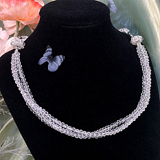 PandaHall Selected Idee einer eleganten Halskette mit Unterlegscheibe-Glasperlen