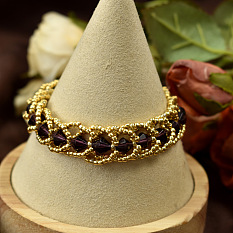 PandaHall Selected idée de bracelet en perles de verre de style vintage