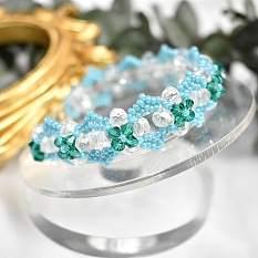 Spring Style Glass Beaded Bracelet