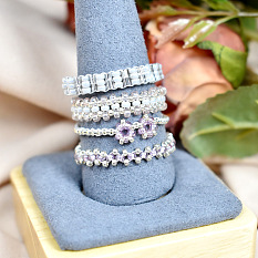 Seed Beaded Ring Sets