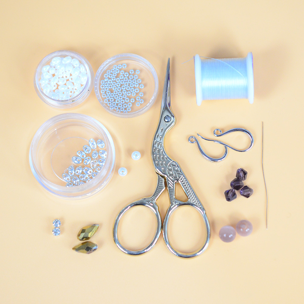 Изысканные серьги с разнообразными бусинами-2