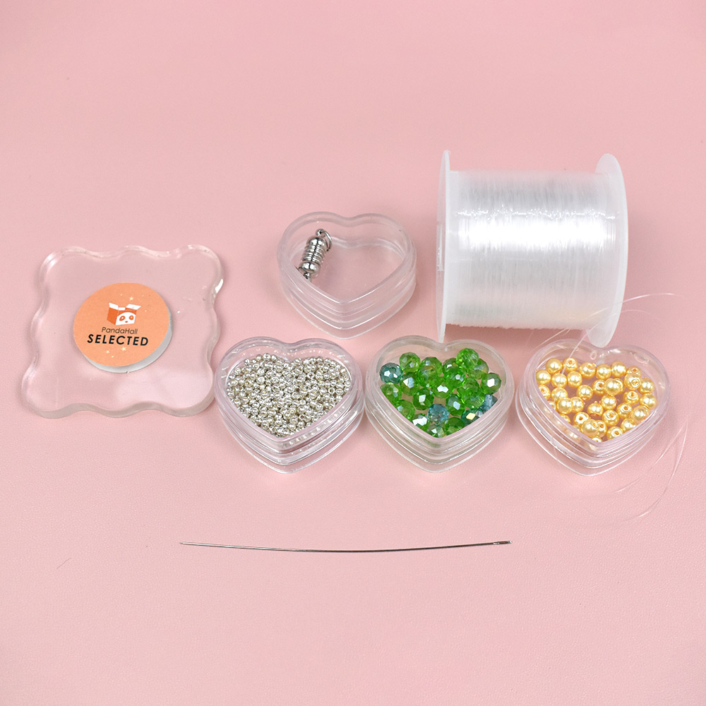 PandaHall Selected мастер-класс по изготовлению элегантного браслета из бисера с ободом.-2