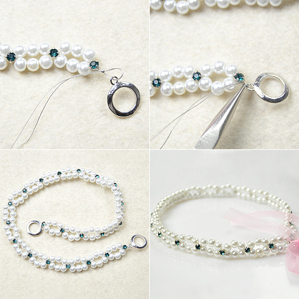 Pearl Beads Hair Jewelry for Wedding-5