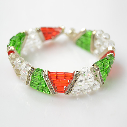 Bracelet de perles pour le jour de Noël-1