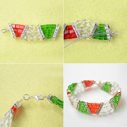 Beaded Bracelet for Christmas Day-4