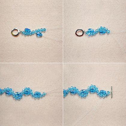 Crystal Glass Beaded Bracelet-4