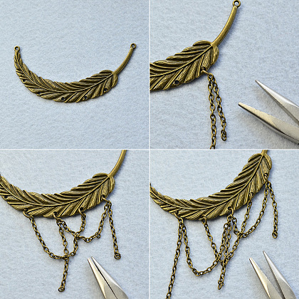 Tibetischen Stil Perlenkette Halskette-3