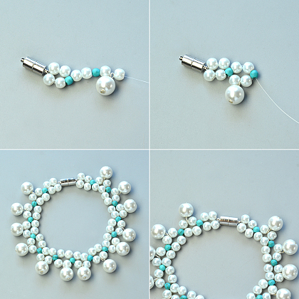 Bracelet à pendentif en perles-4