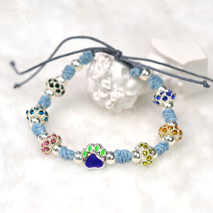 PandaHall Selected Anleitung zum Perlenarmband aus geflochtenem Seil