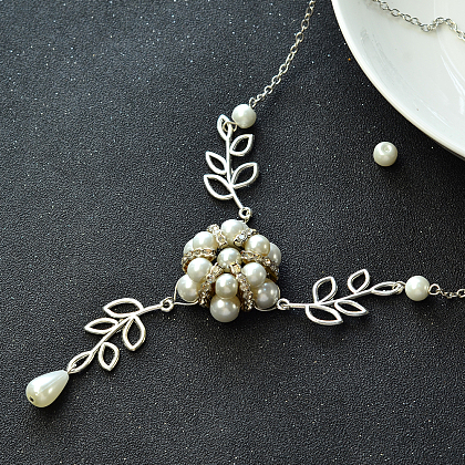 Tibetan Style Branch Pendants Necklace-6