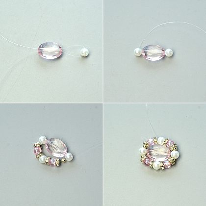 Acrylic Beads Stitch Ring-3