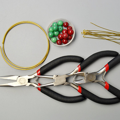 Bracelet enveloppé de fil avec des perles de jade-2