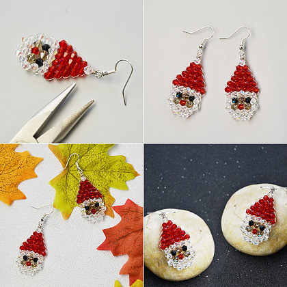 Santa Claus Earrings-4