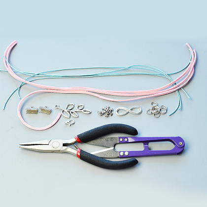 Браслет из искусственной замши со звеньями из сплава-2