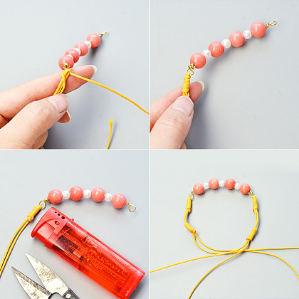 Bracelet cordon simple coloré-4