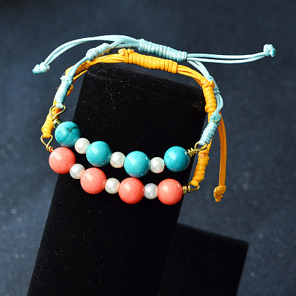 Bracelet cordon simple coloré-7