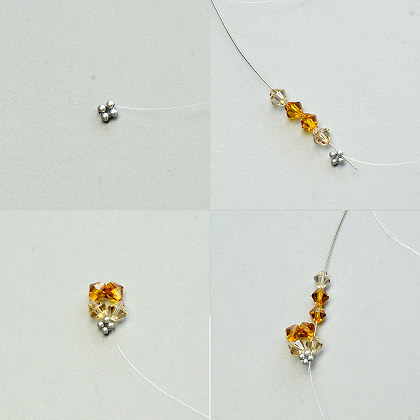 Boucles d'oreilles pendantes Stitch avec perles de cristal autrichien-3