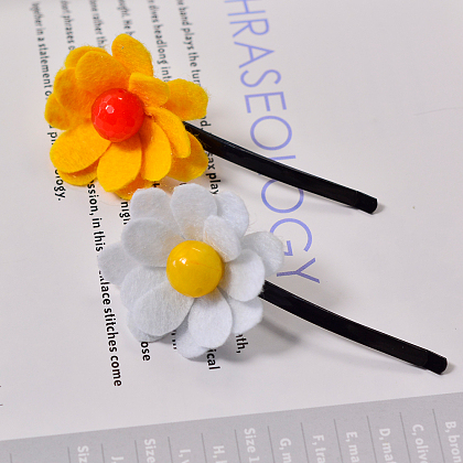 Delicate flower hair clip-1