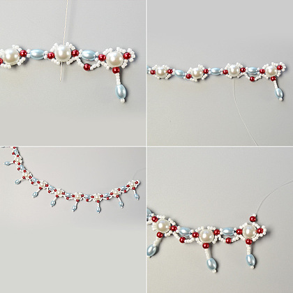 Stilvolle Halskette mit hübscher Perle-6