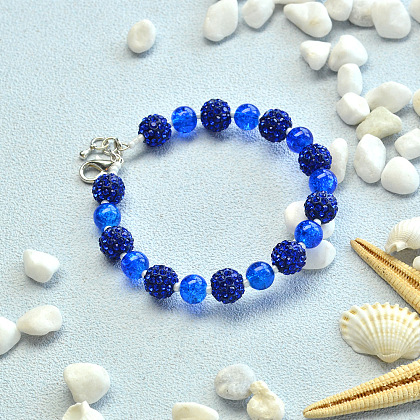 Exquisite Glass Beads Bracelet-1