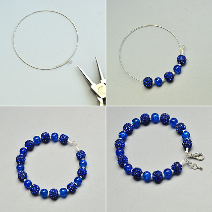 Exquisite Glass Beads Bracelet-3