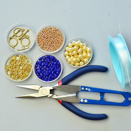 Браслет из бисера с двойным отверстием-2