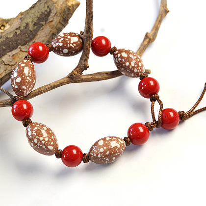 Simple Bracelet with Beautiful Beads-1