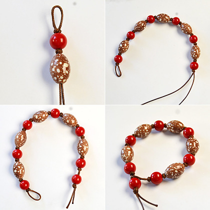 Simple Bracelet with Beautiful Beads-4
