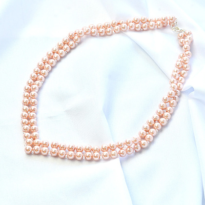 Collar de perlas de estilo dulce-1