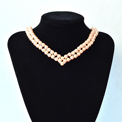 Sweet Style Pearl Necklace-4