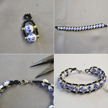 Special Bracelet with Ceramic Beads-4