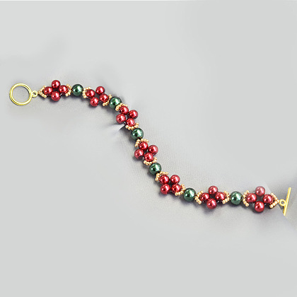 Bracelet de perles spécial Noël-5