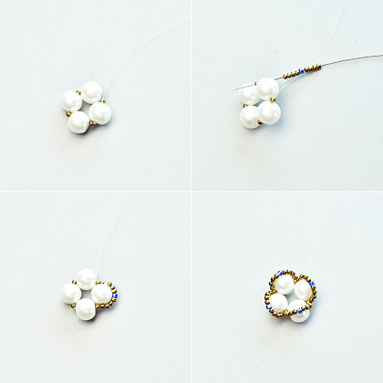 Semplici orecchini di perle-3