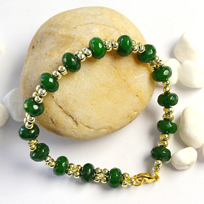 Green Jade Beads Bracelet | Pandahall Inspiration Projects