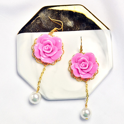 Romantic Rose Earrings-1