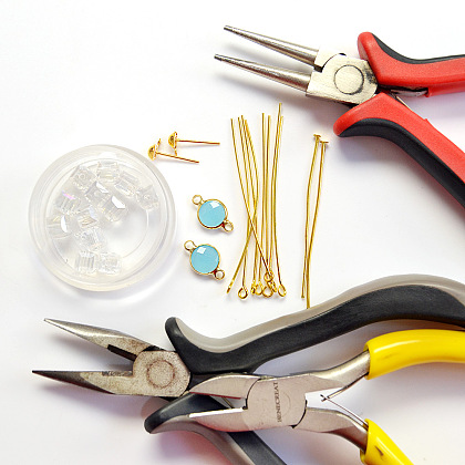 Серьги с хрустальными бусинами-2