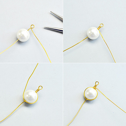 Collana di perle in stile lusso-3