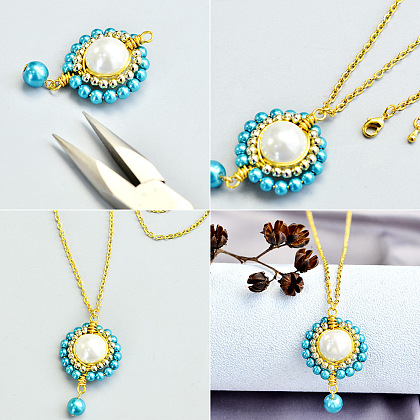 Collier de perles de style luxe-5