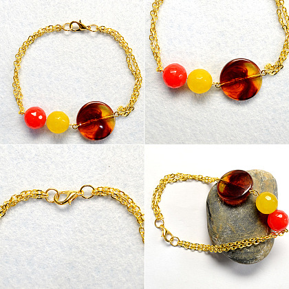 Bracelet simple avec de jolies perles-4