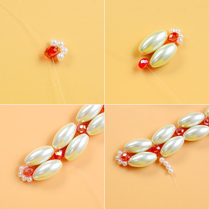 Rice Shape Beads Bracelet-3