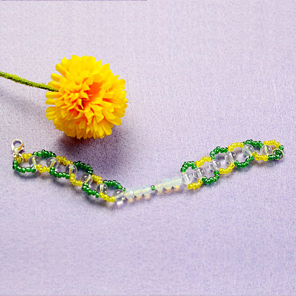 Fresh Style Seed Beads Bracelet-5