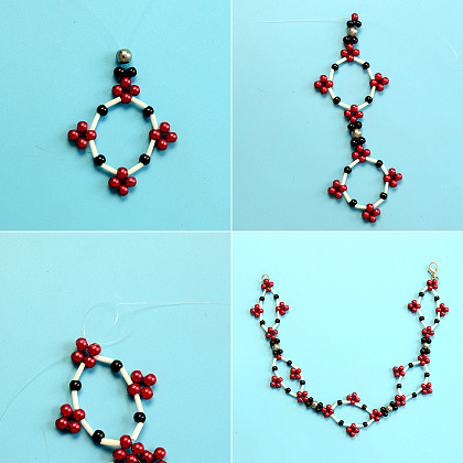 Pflaumenblüten-Halskette-4