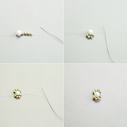 Серьги с пятиугольным жемчугом-3