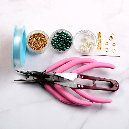 Браслет-цепочка с жемчугом-2