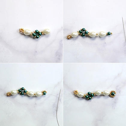 Браслет-цепочка с жемчугом-4