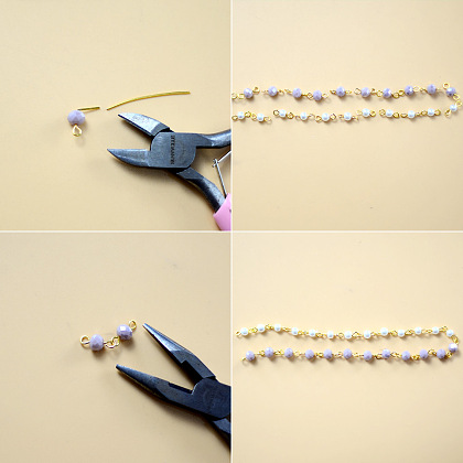 Ожерелье из хрустальных бусин-3