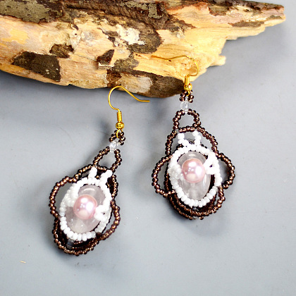 Серьги из бисера