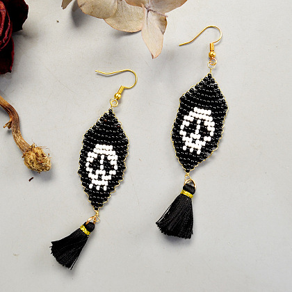 Halloween Ghost Earrings-1