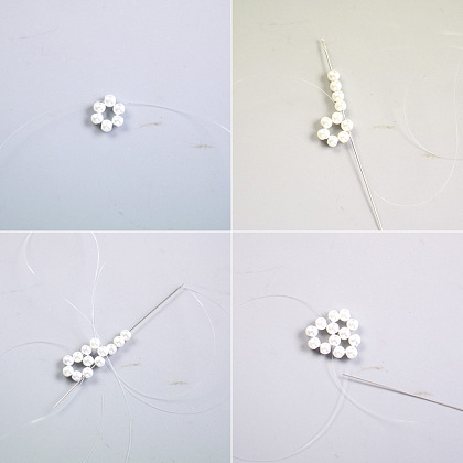 Christmas Snowflake Earrings-3